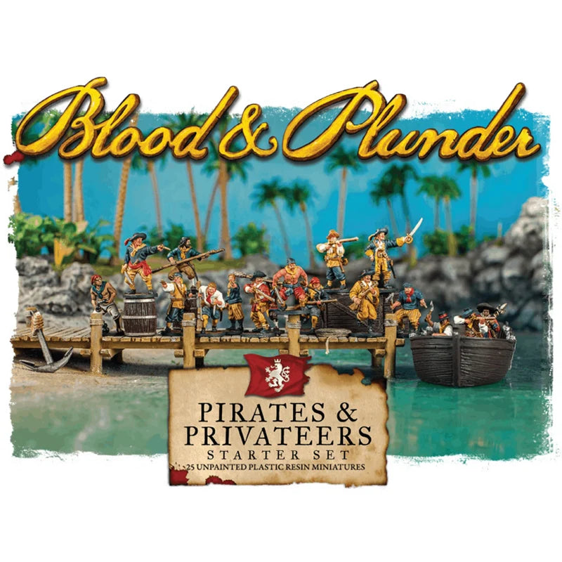 Blood & Plunder: Pirates & Privateers Starter Set – 25 Miniatures