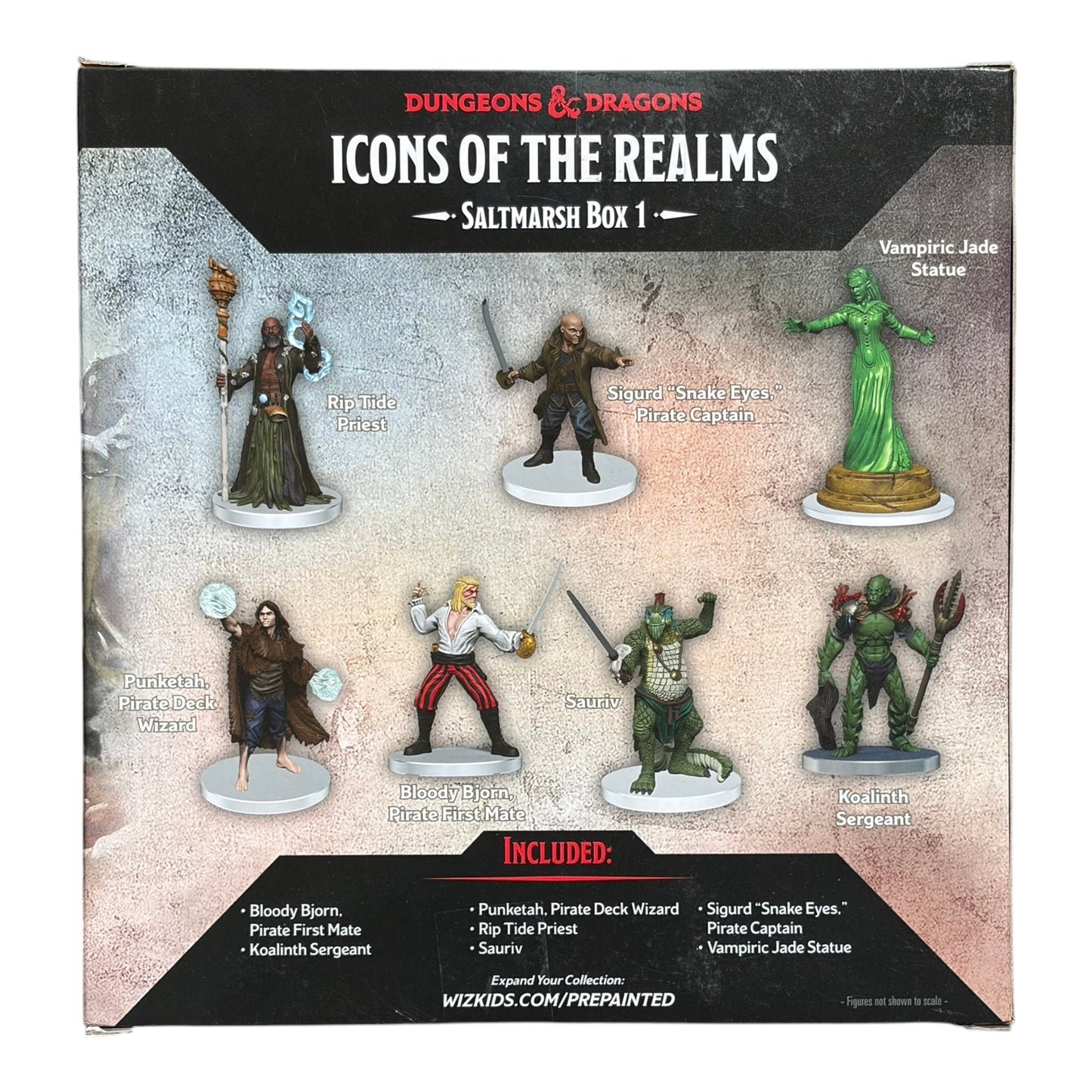 Dungeons & Dragons Icons of the Realms – Saltmarsh Box 1 Miniature Set