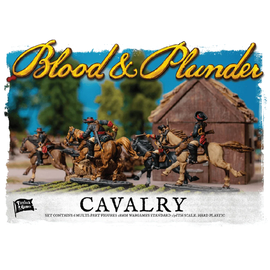 Blood & Plunder: Cavalry – 6 Multi-Part 28mm Hard Plastic Miniatures