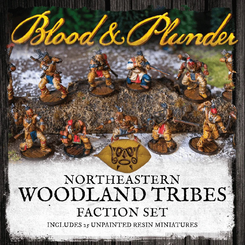 Blood & Plunder: Northeastern Woodland Tribes Faction Set – 25 Resin Miniatures