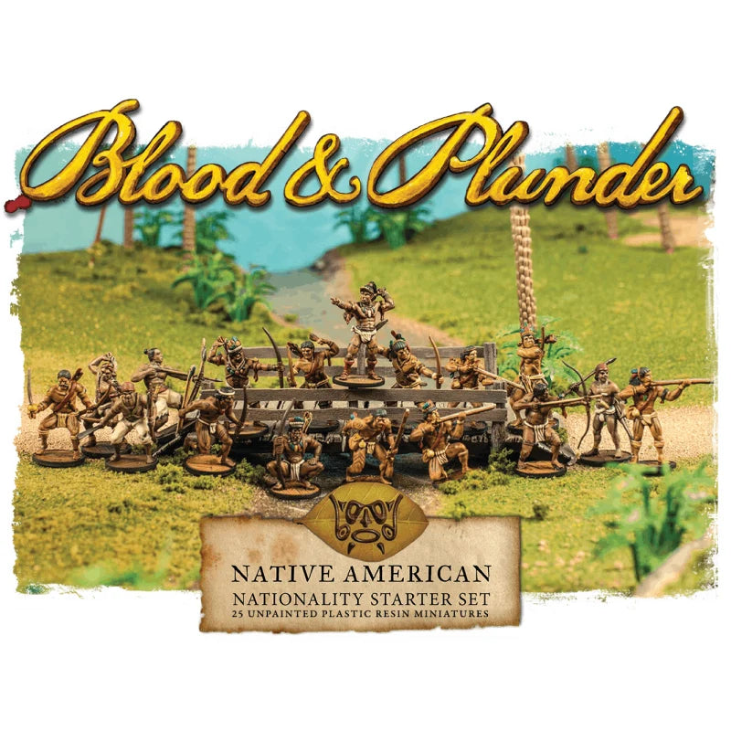 Blood & Plunder: Native American Nationality Starter Set – 25 Miniatures