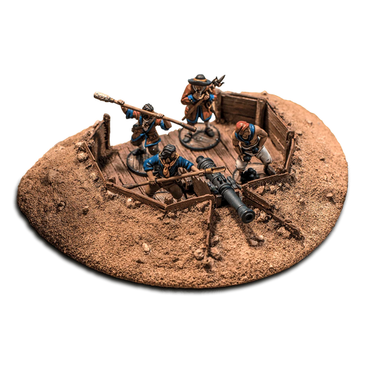 Blood & Plunder Gun Emplacement – 28mm Artillery Terrain