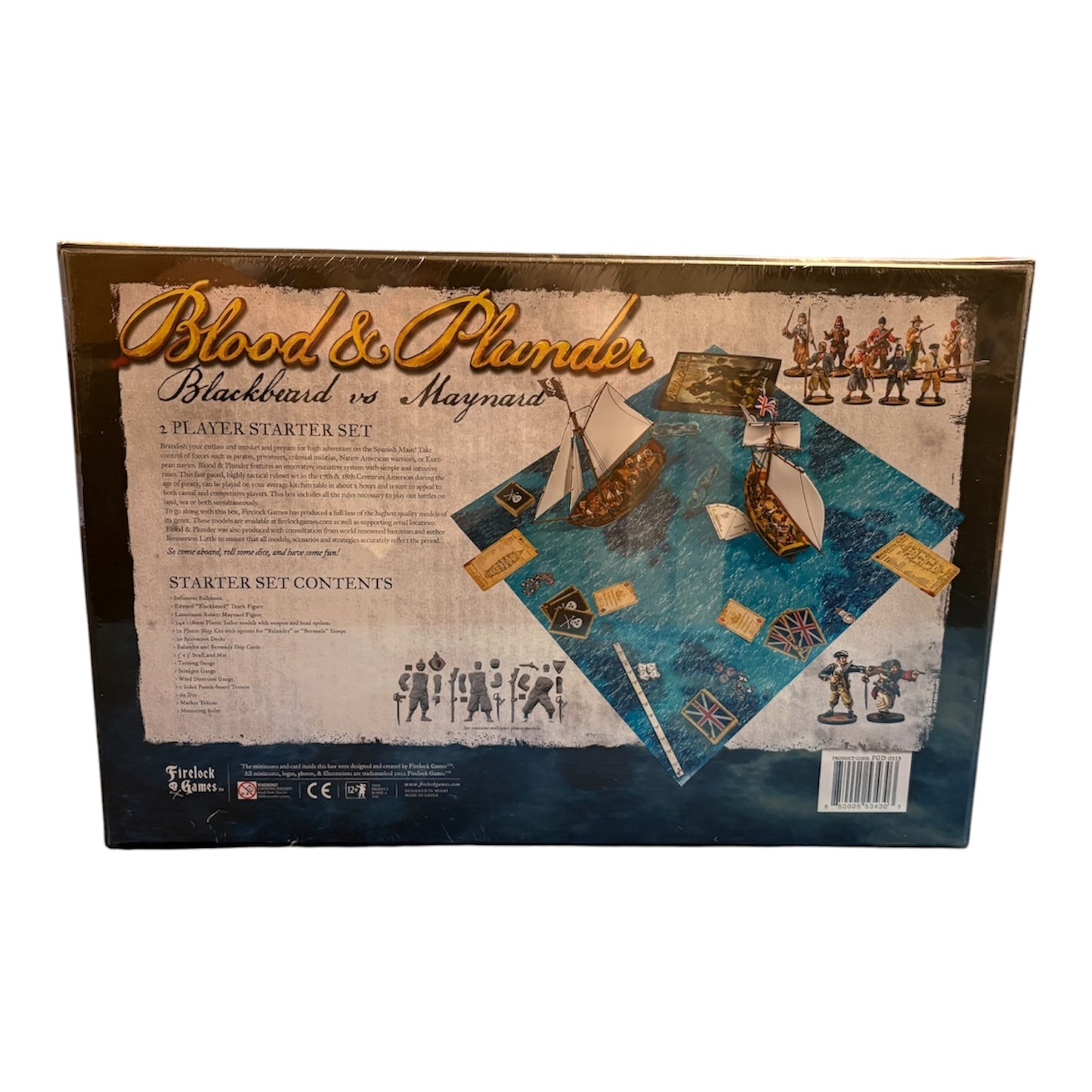 Blood &amp; Plunder: Blackbeard vs Maynard – 2 Player Starter Set