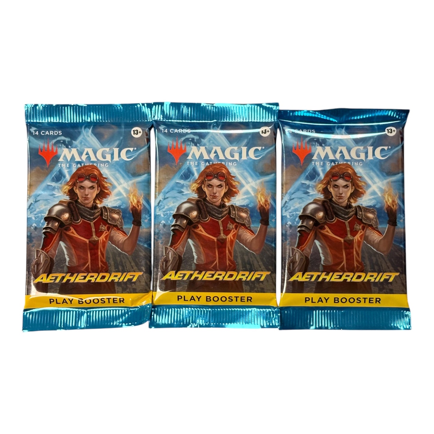 Magic The Gathering Aetherdrift – 3 Play Booster Packs