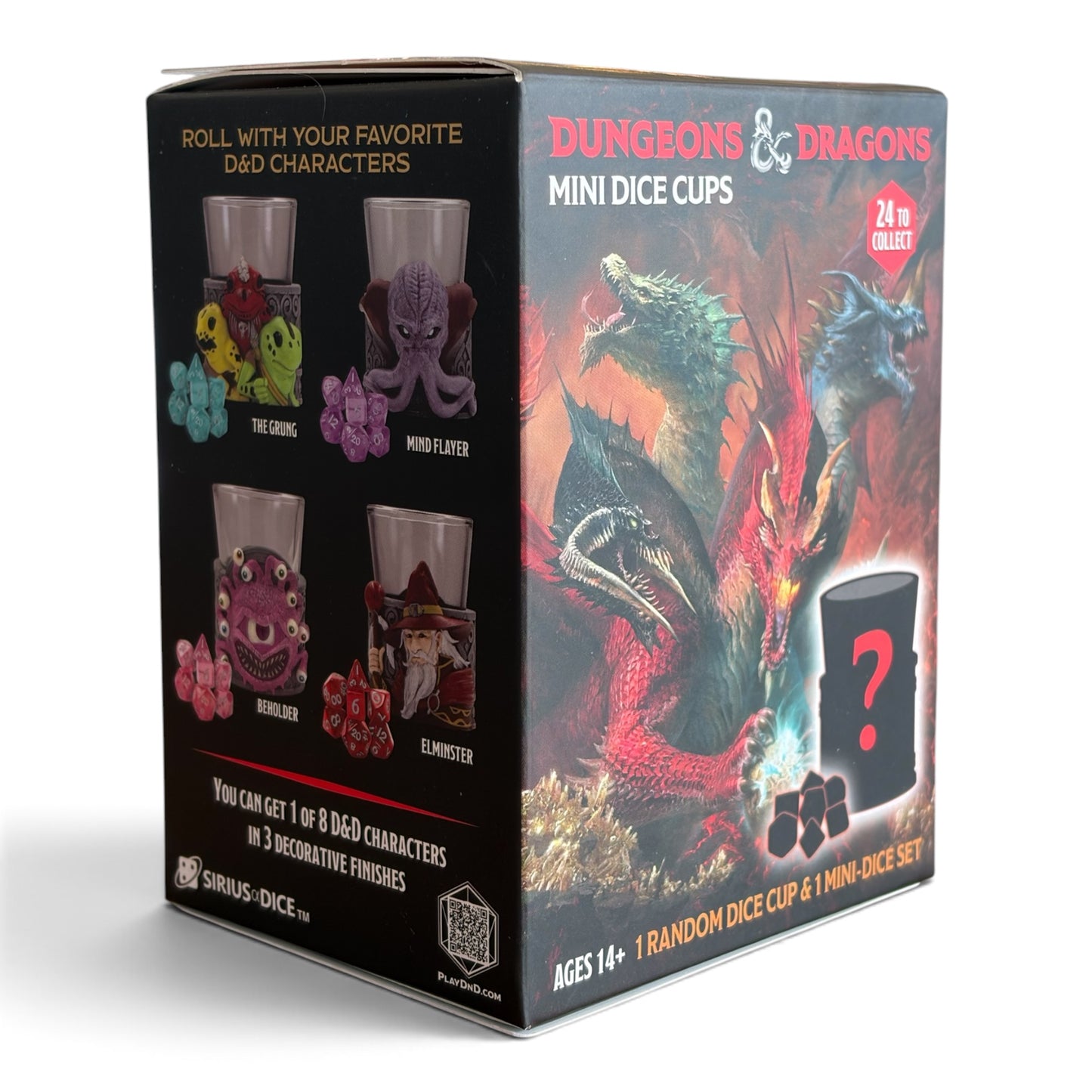 Dungeons & Dragons Mini Dice Cups – Mystery Collectible Dice Cup & Mini Dice Set