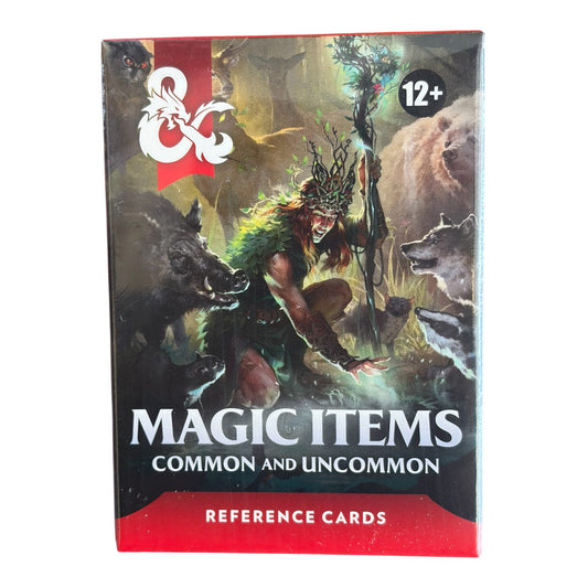 Dungeons & Dragons Magic Item Cards – Common & Uncommon Reference Cards